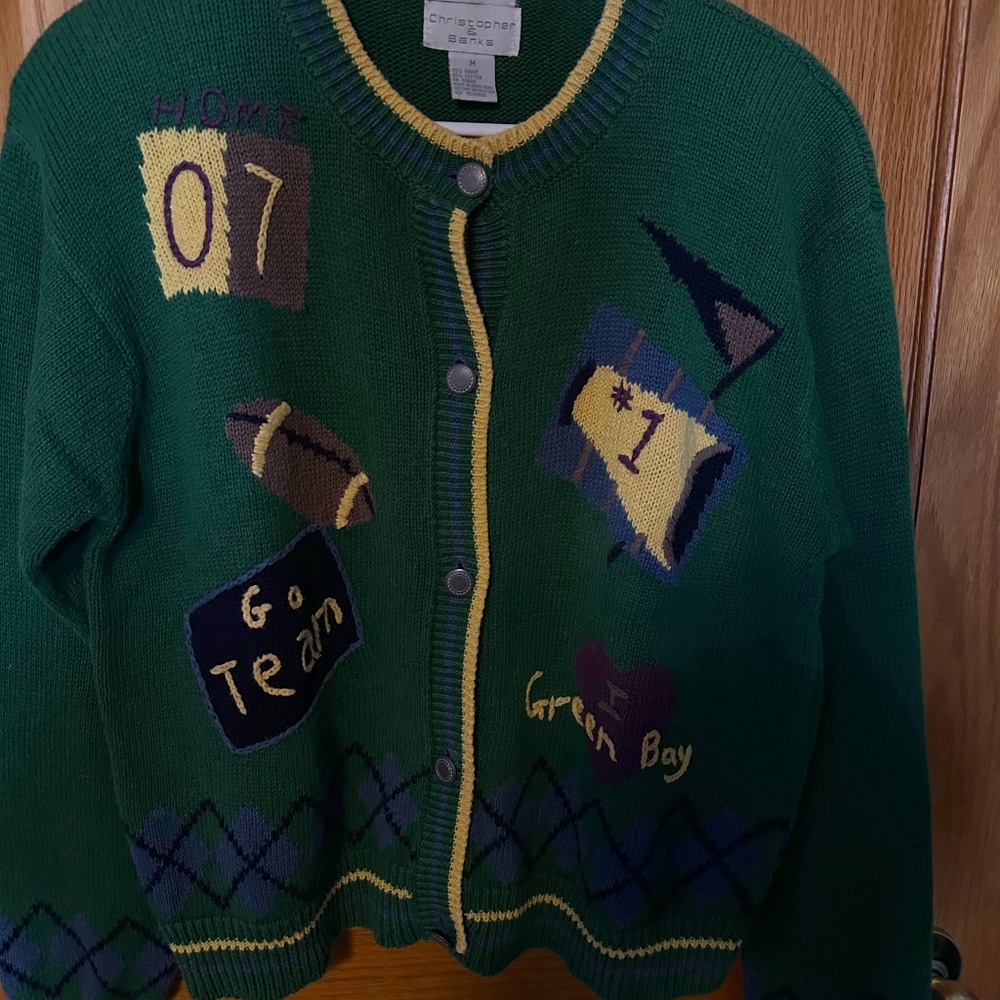 Vintage Green Bay Packer Sweater